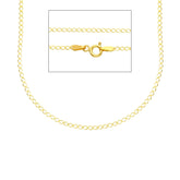 18 Karat Gelbgold Herren Halskette - MGD040GG